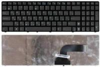 Клавиатура для ноутбука Asus P52JC, Русская, Черная с рамкой