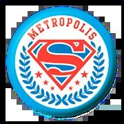 Аксессуары Пирамид Интернешнл Superman (Metropolis) 25mm Button Badge / Супермен (Метрополис) 25мм Значок