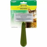 Safari Soft Slicker Brush for All Breeds of Cats 1 Slicker Brush Afa-51068