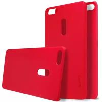 Накладка пластиковая Nillkin Frosted Shield для Asus Zenfone 3 Ultra ZU680KL красная