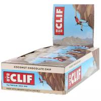 Clif Bar Energy Bar, Coconut Chocolate Chip, 12 Bars, 2.40 oz (68 g) Each