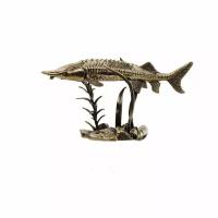 рыба осетр на подставке Пятигорская бронза «Золотая Антилопа» рыба осетр на подставке 11204