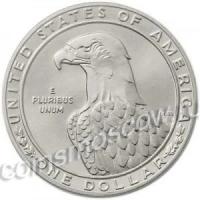 1 доллар 1983 США Дискобол , UNC, серебро