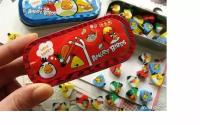 Ластики в пенале Angry Birds (Энгри Бердс)