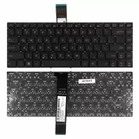Клавиатура для ноутбука Asus G46, G46V, G46VW Series. Плоский Enter. Черная, без рамки. PN: 0KN0-MF1US23.