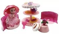 Emco Игровой набор Cupcake Surprise Чайная вечеринка с куклой Капкейк и питомцем цвет розовый