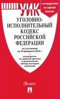Уголовно-исполнительный кодекс Российской Федерации по состоянию на 20.02.2020 год с таблицей изменений и с путеводителем по судебной практике