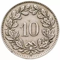 Монета Швейцария 10 раппенов (rappen) 1943 A022737