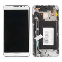 дисплей в сборе с тачскрином и передней панелью для Samsung Galaxy Note 3 Neo (SM-N7505) белый AAA N7505