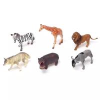 Набор для изучения животных «Звери африки», 6 фигурок