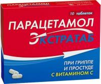 Парацетамол Экстратаб таблетки 500мг+150мг 10шт