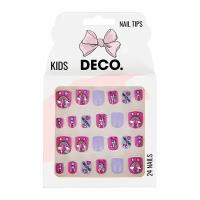 Набор детских накладных ногтей DECO. KIDS самоклеящиеся magical 24 шт