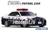 05752 Aoshima 1/24 Toyota GRS214 Crown Patrol Car Traffic Control 2016