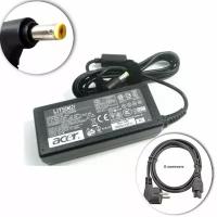 Для Aspire 5730ZG-323G25Mi Acer Зарядное устройство блок питания ноутбука (Зарядка адаптер + сетевой кабель/ шнур)