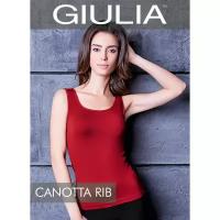 Женская бесшовная майка Giulia CANOTTA RIB 01, размер 50, цвет Бордовый