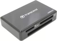 Картридер внешний Transcend RDF8, мультиформатный, USB 3.0, черный (TS-RDF8K2)