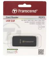 Картридер Transcend RDF5K SDXC/SDHC/microSDXC/microSDHC USB 3.0 black
