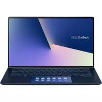 Ноутбук ASUS ZenBook UX434FQ-AI116T Intel i7-10510U, 16G, 1T SSD, 14" FHD Touch, NV MX350 2G, ScreenPad 2.0, Win10 Синий, 90NB0RM3-M02620