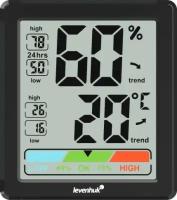 Термогигрометр Levenhuk Wezzer BASE L20 / датчик температуры и влажности, цифровой Комнатный мини-гигрометр, домашняя метеостанция