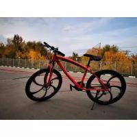 Велосипед на литых дисках , 21 скорость(3*7), колеса 26 дюймов Красный