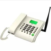 Телефон DADGET MT3020, стационарный сотовый телефон (белый)
