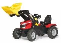 Педальный трактор ROLLY TOYS ROLLYFARMTRAC MF8650 611140 С ковшом И надувными колесами