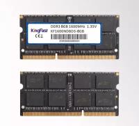 Оперативная память для ноутбука DDR3L/8 Gb/PC3-12800 (1600МГц) KingFast, новая