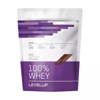 Сывороточный протеин, LevelUp, "100% Whey",Шоколад, 454 г