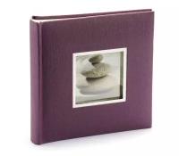 Фотоальбом Fotografia 10x15 см 200 фото, книжный переплет, фиолетовый, «Крафт» (FA-EBBM200-832)