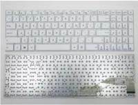 Клавиатура для ноутбука Asus X540 R540 F540 R540S X540S p/n: MP-13K93SU-G50 (Белая)