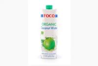 Вода кокосовая Foco Organic без сахара 1 л