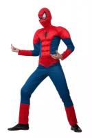 Карнавальный костюм Человек Паук сорочка брюки маска р28 рост 110см 5092-110-56 1187141