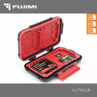 Кейс Fujimi жёсткий для карт памяти TRVLR, пыле-влаго защита, 12 MicroSD, 8 SD, 4 CF