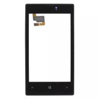 Тачскрин (сенсор) для Nokia Lumia 520 (RM-914/RM-915) в сборе с рамкой (черный)