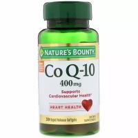 Nature's Bounty Co Q-10, 400 мг, 39 мягких таблеток ускоренного высвобождения