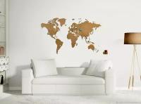 Карта мира, 100% Handmade, дерево