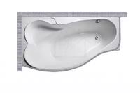 Карниз для ванной (Штанга) "усиленный 20" 1MarKa Gracia 160x95 Г-образный, угловой