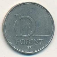 Венгрия 10 форинтов 1993 год