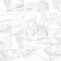 Декор Laparet Olimpus мозаичный белый MM34037 25х25