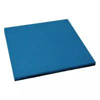 Резиновая плитка Newmix Плитка Квадрат 40 мм синяя