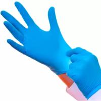 Wally Plastic, Перчатки голубые - XL (100 шт)