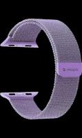 Deppa Ремешок Deppa Band Mesh для Apple Watch 42/44 mm, нержавеющая сталь, лавандовый