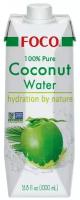 Кокосовая вода 100% натуральная без сахара FOCO (1 л)