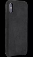 Uniq Чехол-крышка Uniq Feltro для Apple iPhone X, пластик/микрофибра, черный