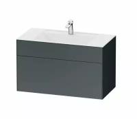 Мебель для ванной AM.PM Inspire 2.0 100 графит матовый (тумба с раковиной + зеркало)