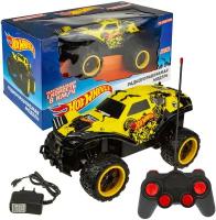 Машинка Багги бигвил на р/у 1 Toy Hot Wheels жёлтая Т10982