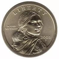 США 1 доллар 2005 год - Парящий Орёл (P)