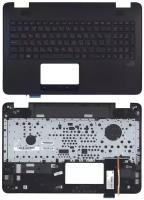 Клавиатура для ноутбука Asus G551, N551 черная топ- панель, красной подсветкой