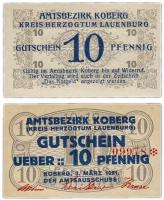Банкнота Германия (Шлезвиг-Гольштейн: Коберг) 10 пфеннигов 1921 (нотгельд, германия, инфляция) A512302
