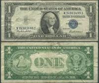 США 1 доллар (серебряный сертификат) 1935F